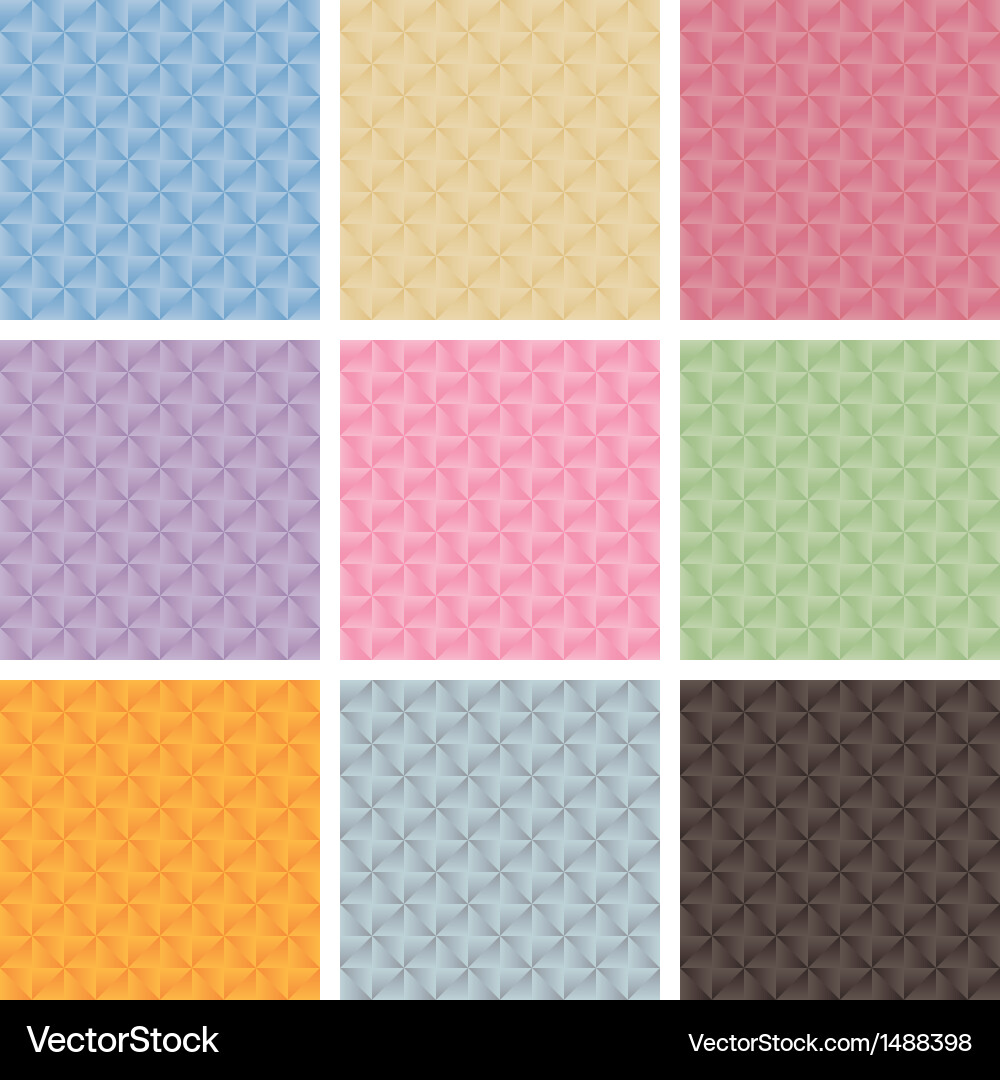 Gradient Geometric Patterns vector image