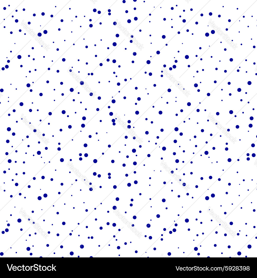 Seamless texture with randomly spaced points vector image