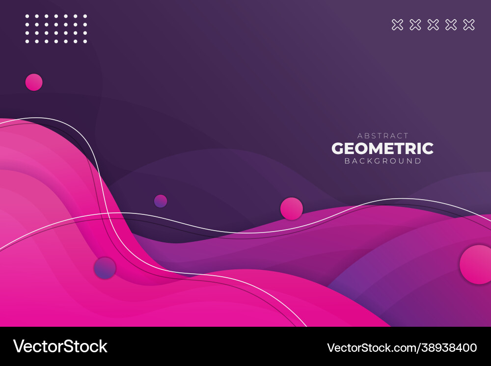 Abstract geometric dynamic shape overlapped Vector Image