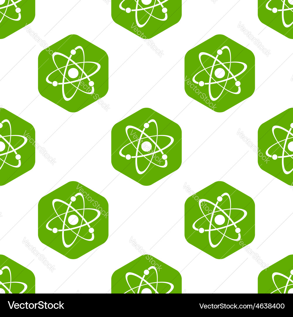 Atom pattern vector image