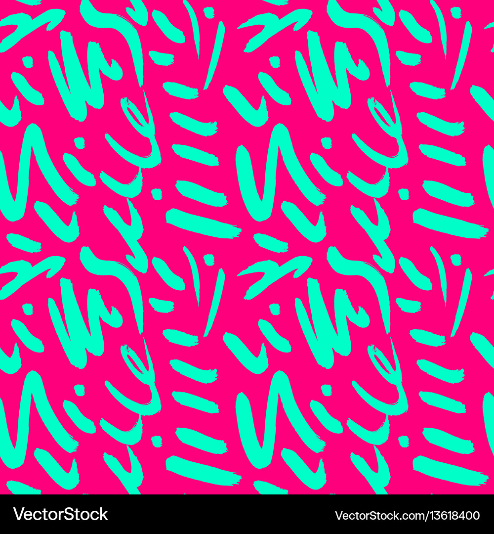Brushstroke Pattern Collection vector image