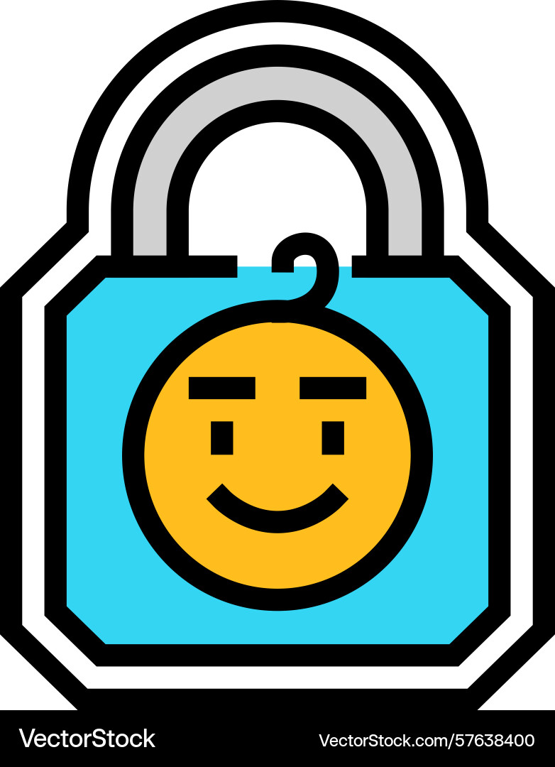 Child lock feature color icon Vector Image
