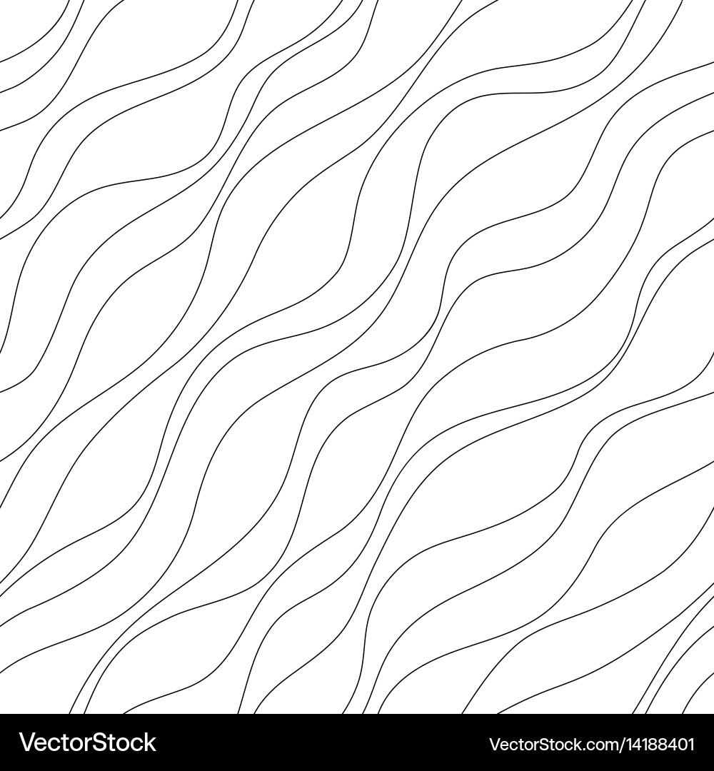 Diagonal Wave Pattern vector image