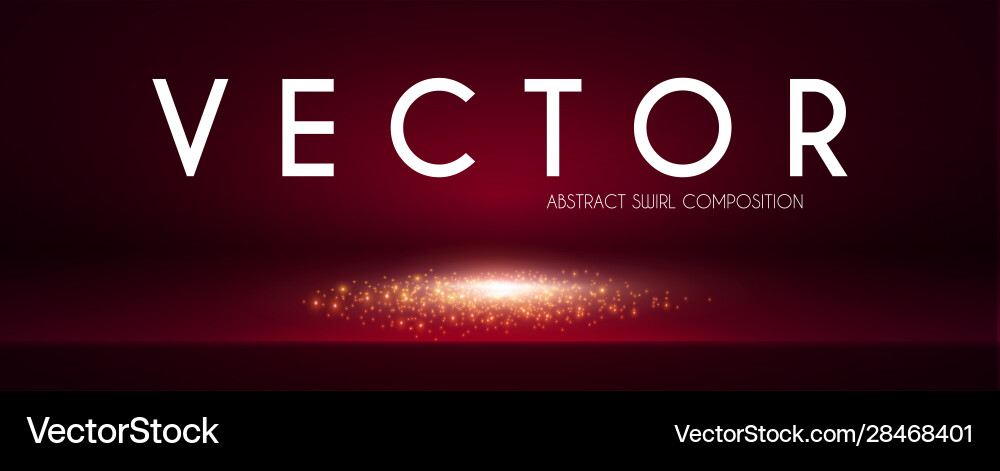 Empty scene with shining light effect theasures Empty scene with shining light effect theasures Vector Image