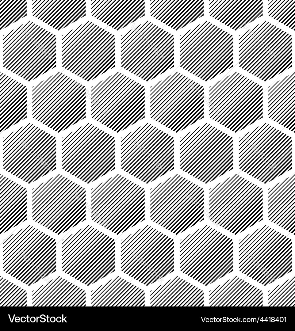 Honeycomb Hexagon Pattern Vector Image