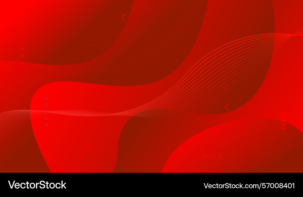 Red gradient abstract waves background Red gradient abstract waves background vector image