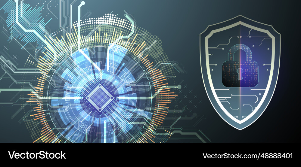 Technological abstract background on the topic Technological abstract background on the topic vector image