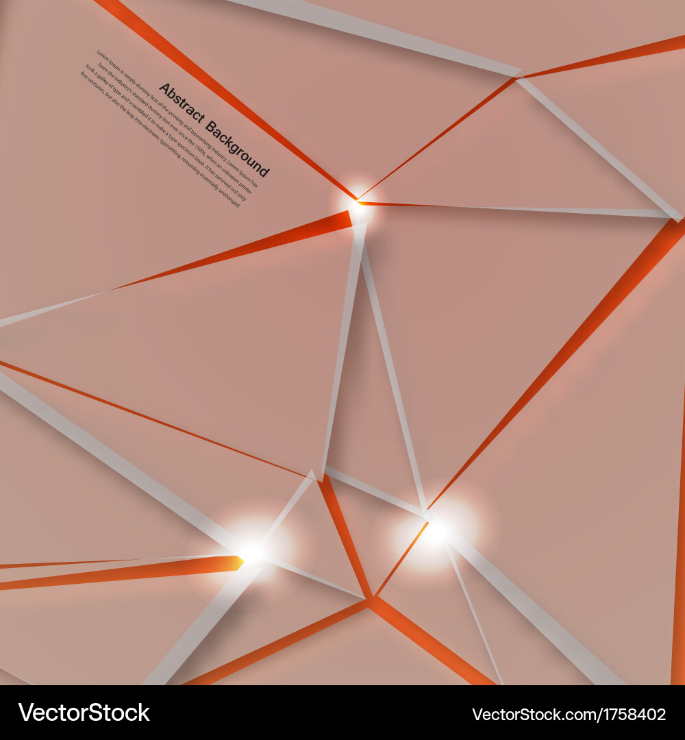 Abstract background polygonal pattern vector image