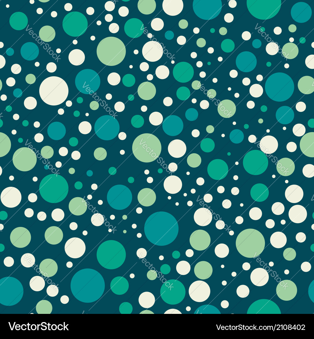 Retro Bubble Pattern Vector Image