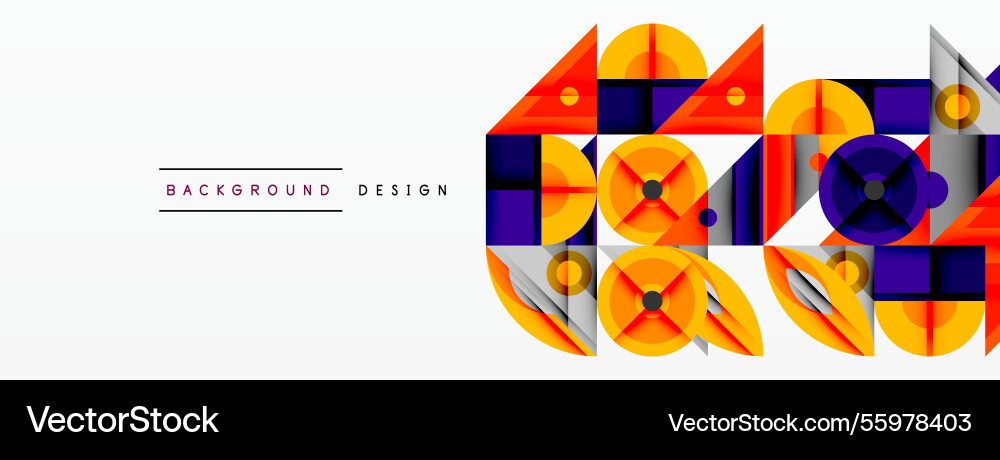 Geometric abstract composition with intersecting Geometric abstract composition with intersecting vector image