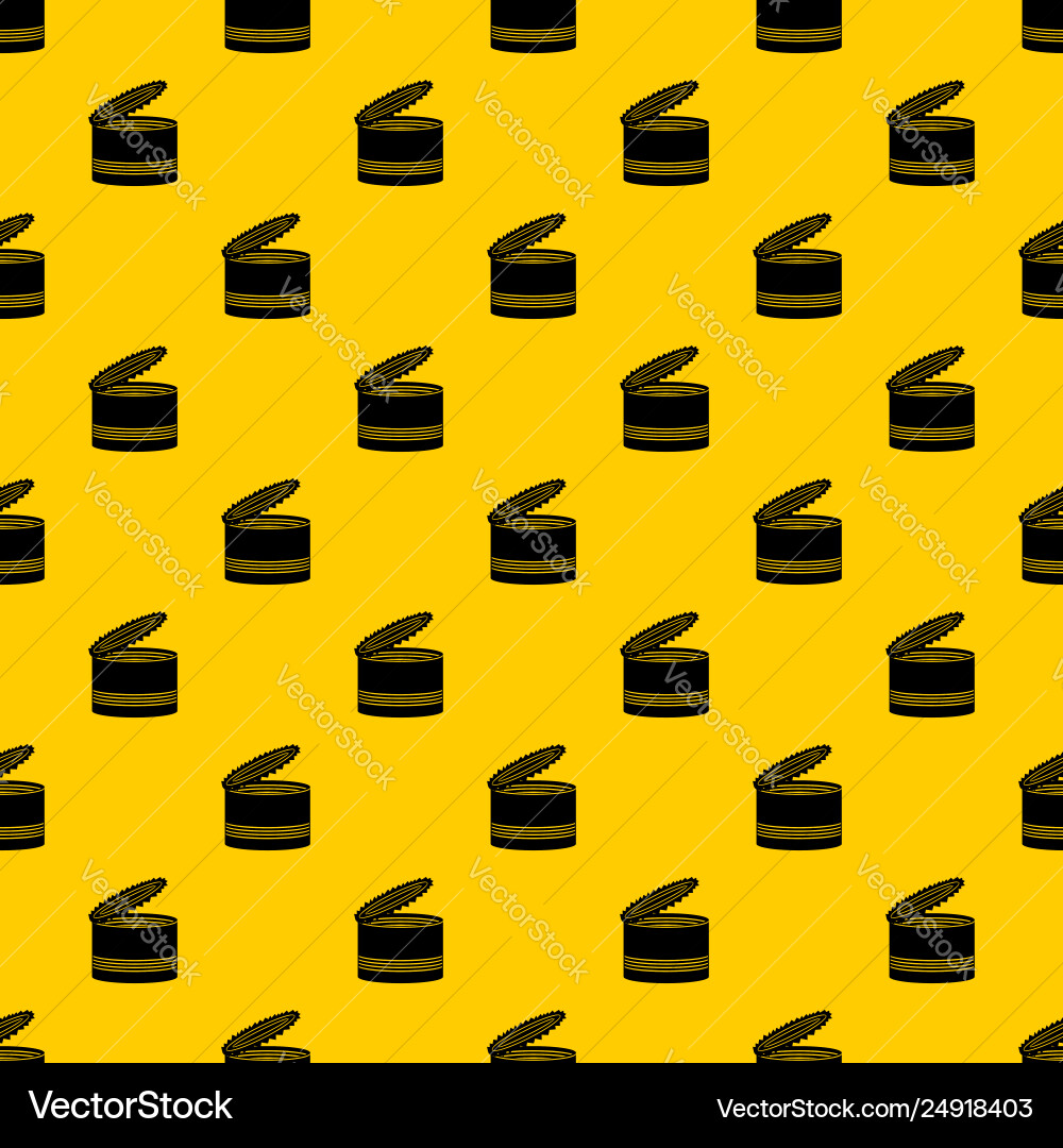 Open tin can pattern Vector Image