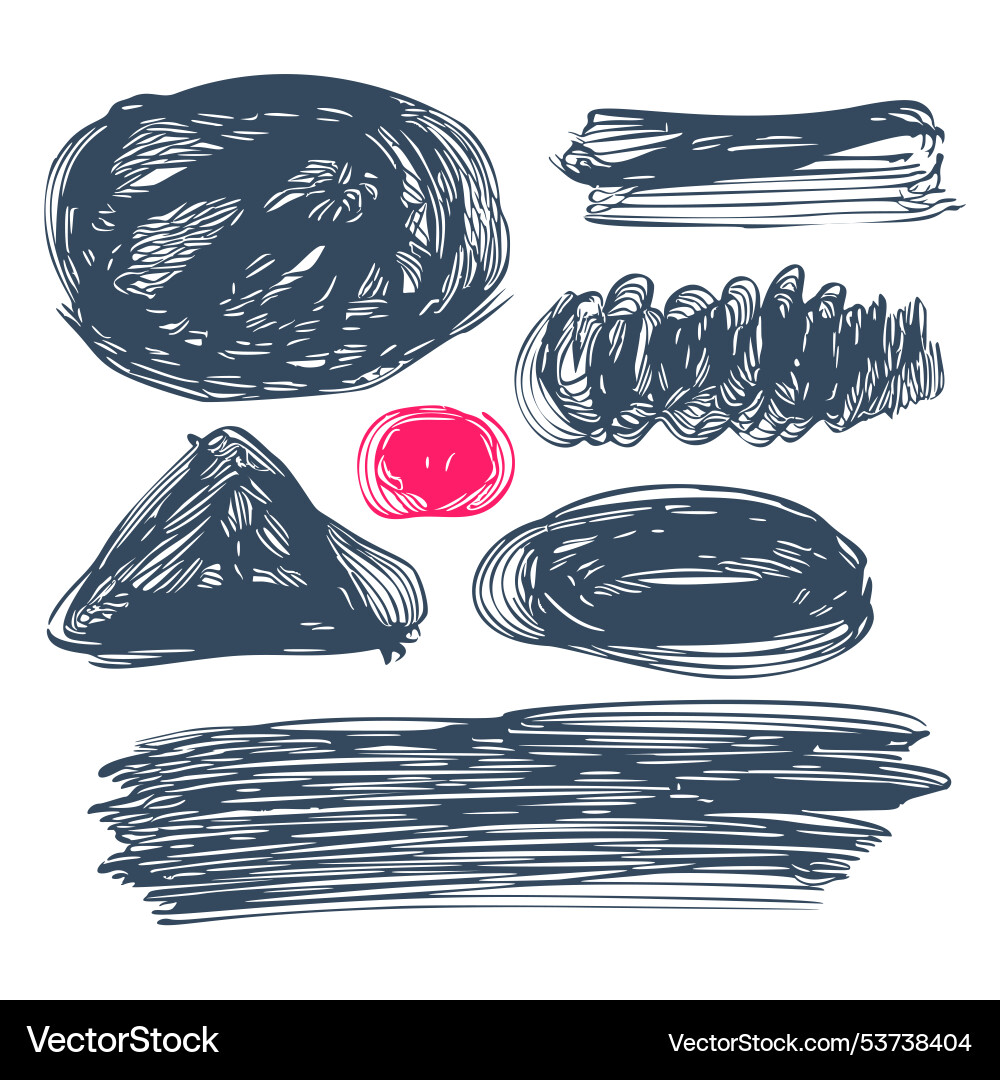 A set of elements for design backgrounds waiting A set of elements for design backgrounds waiting vector image