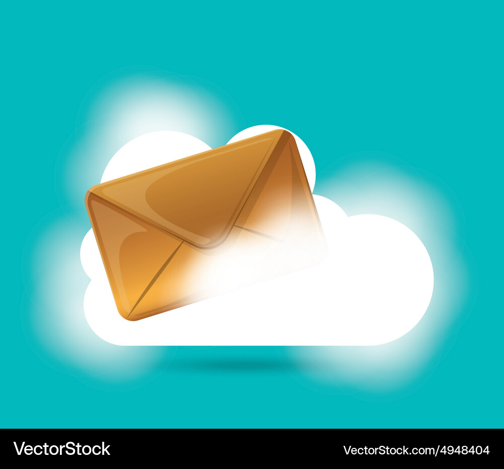 Cloud computing Vector Image