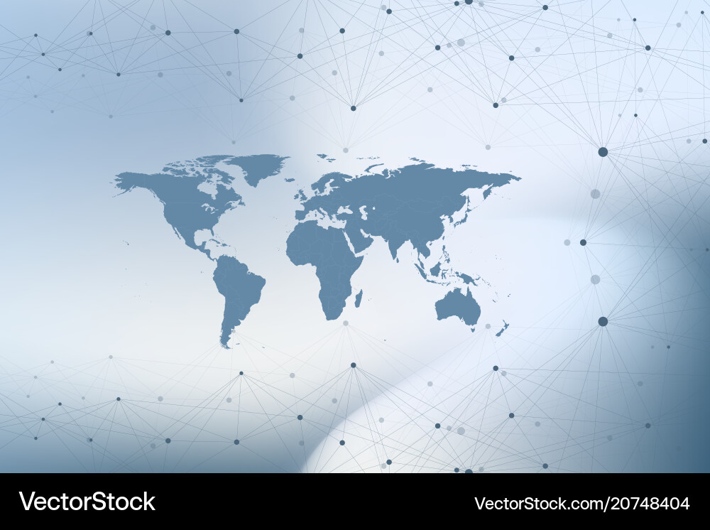 Geometric abstract background with connected lines Geometric abstract background with connected lines vector image