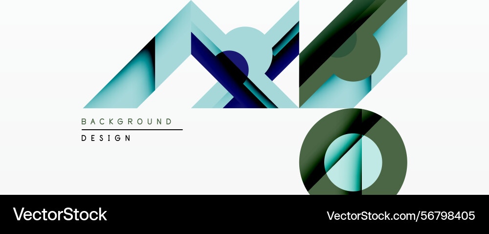 Abstract geometric shapes overlap creating Abstract geometric shapes overlap creating Vector Image