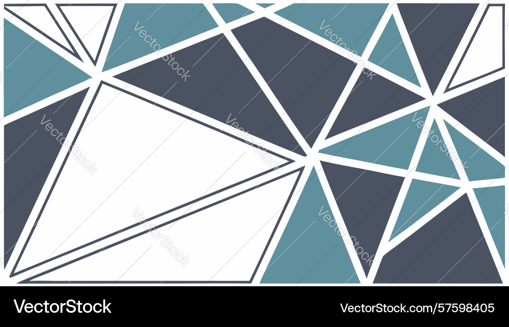 Dynamic abstract triangular geometric pattern vector image