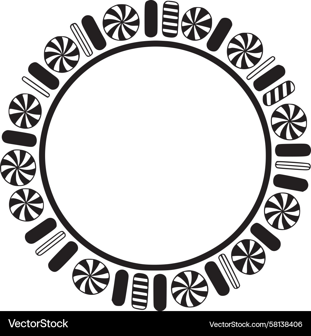 Dynamic Circular Abstract Pattern Vector Image