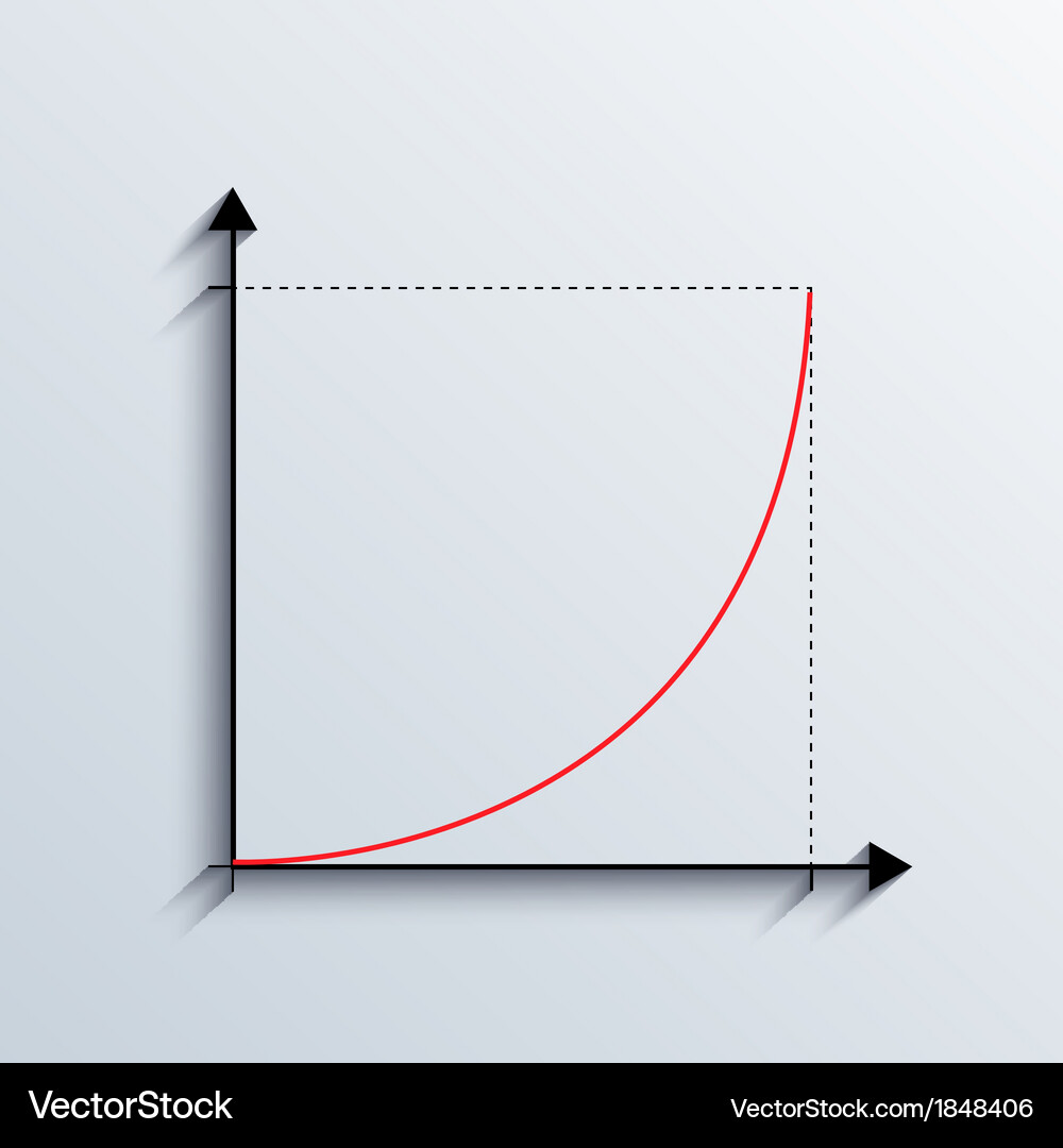 Graph background Vector Image