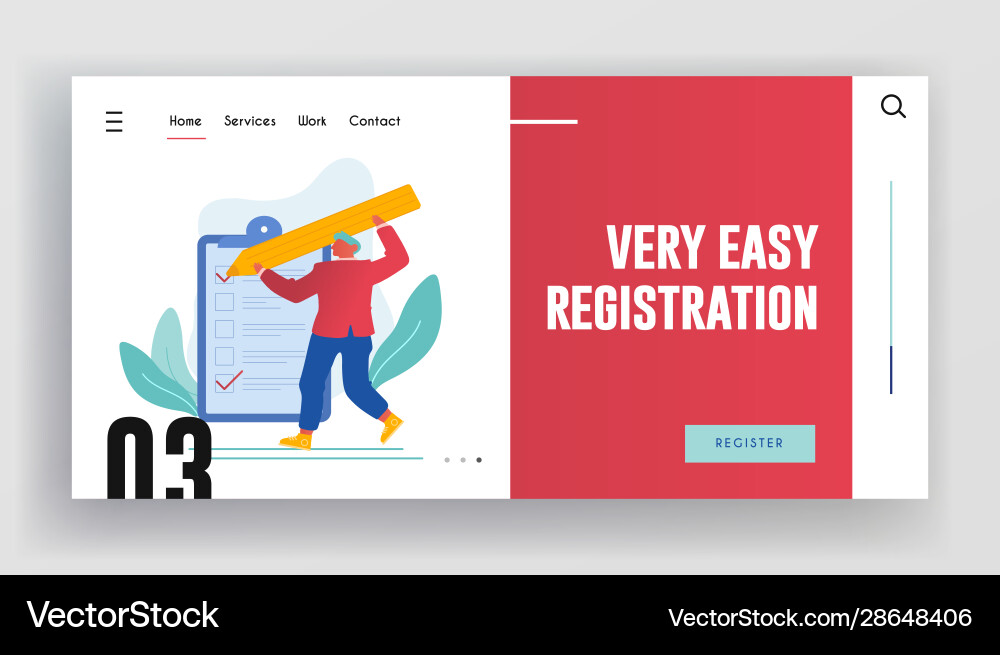 Planning deals or thinking new ideas website Planning deals or thinking new ideas website vector image