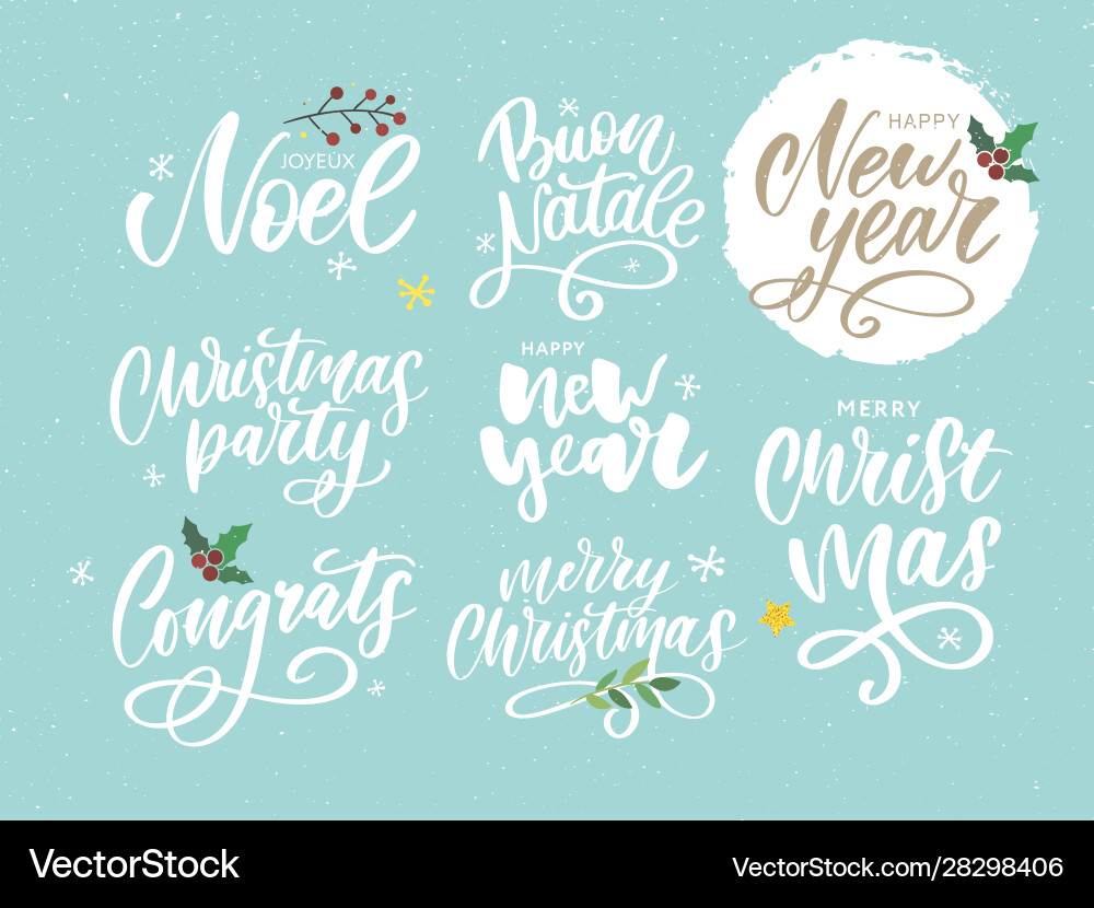 Year winter poster Year winter poster vector image