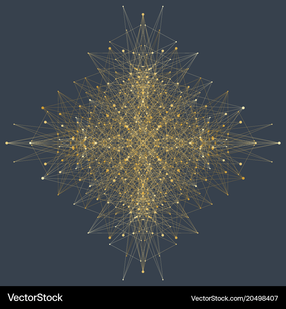 Computer generated phyllotaxis dotted helix flow Vector Image
