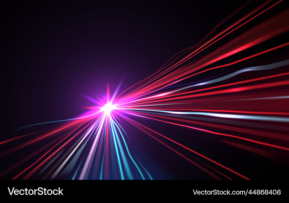 Abstract Color Light Motion Royalty Free Vector Image