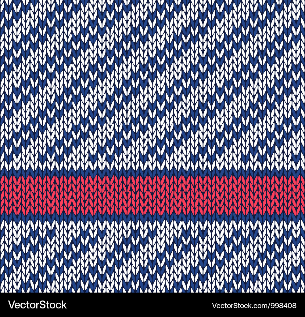 Knitted pattern Vector Image