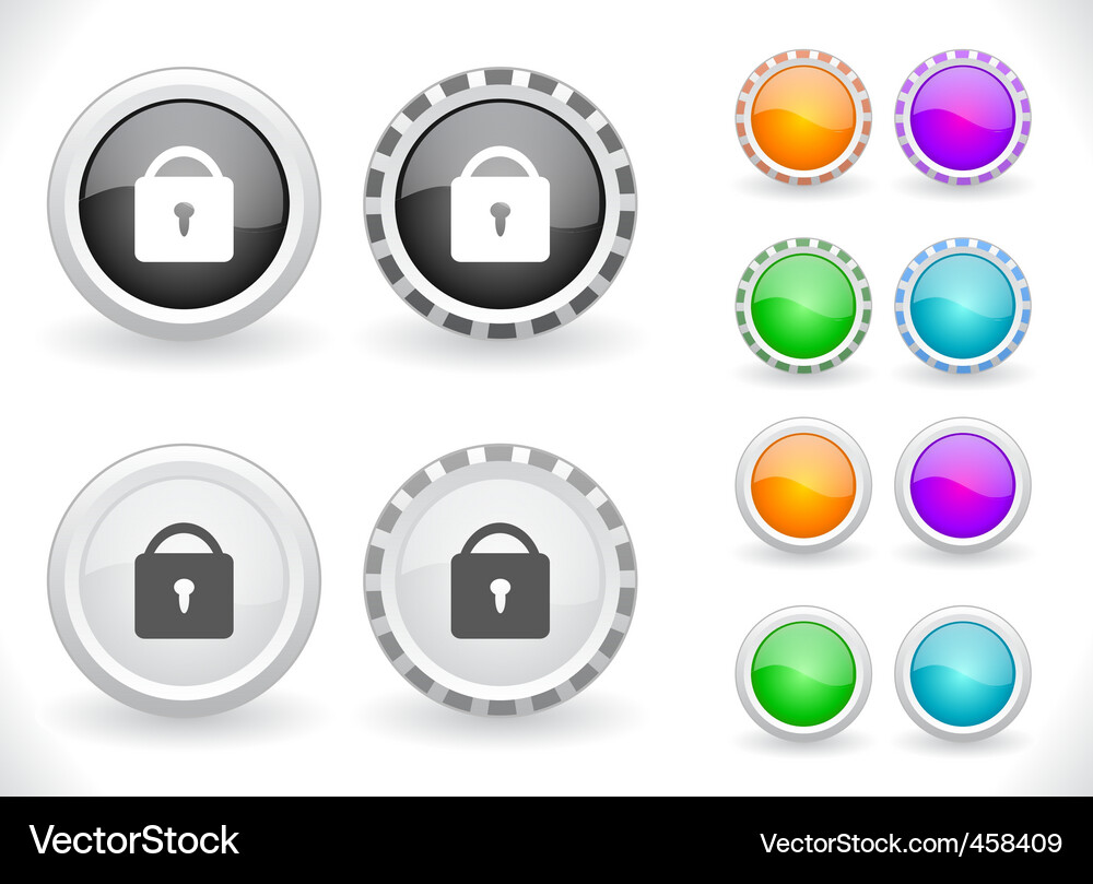 Web menu items Vector Image