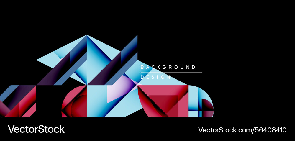 Abstract geometric shapes overlap creating Abstract geometric shapes overlap creating vector image