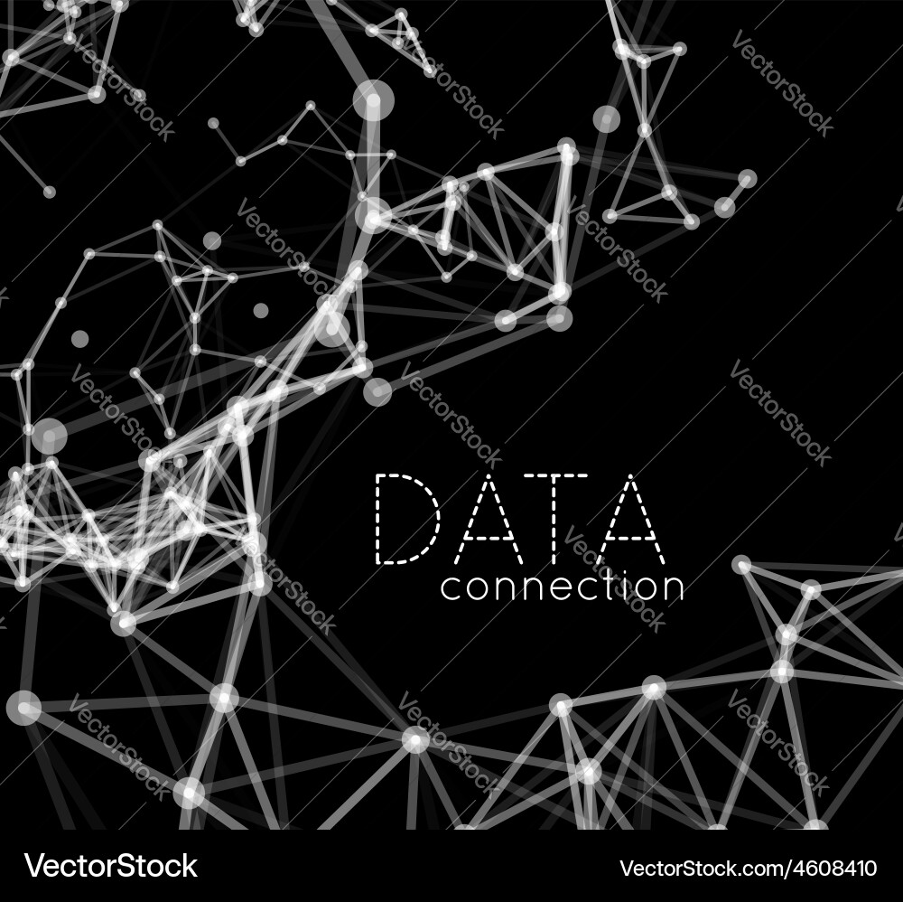 Abstract Network Connection vector image