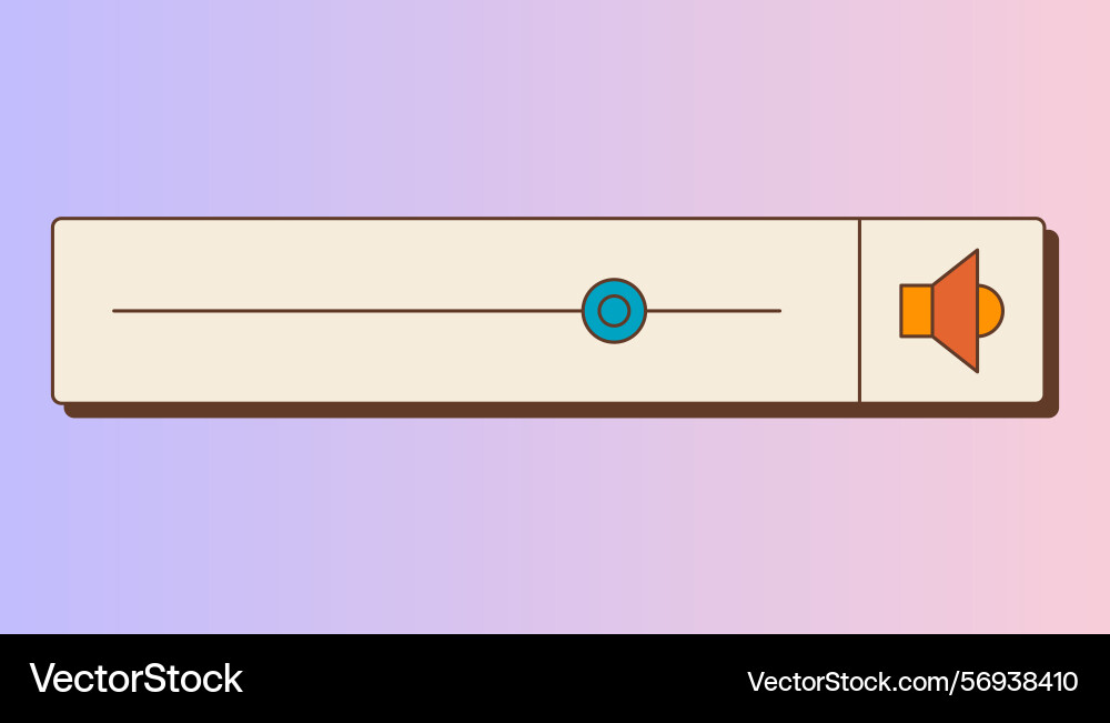 Eyecatching and colorful ui element Eyecatching and colorful ui element vector image