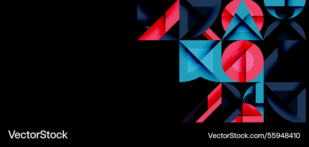 Minimal geometric abstract background circle Vector Image
