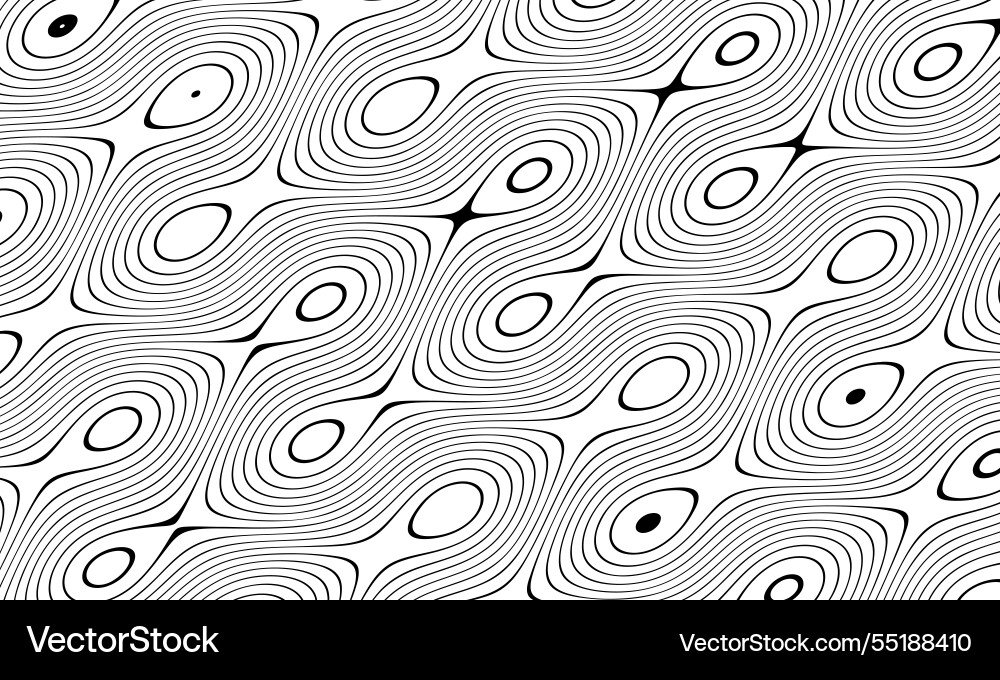 The black pattern of lines The black pattern of lines vector image