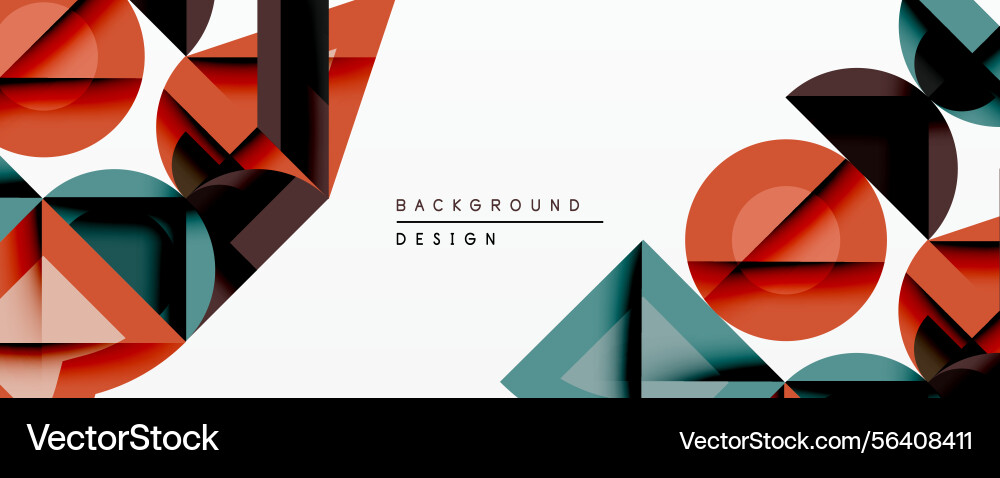 Abstract geometric shapes overlap creating Abstract geometric shapes overlap creating vector image