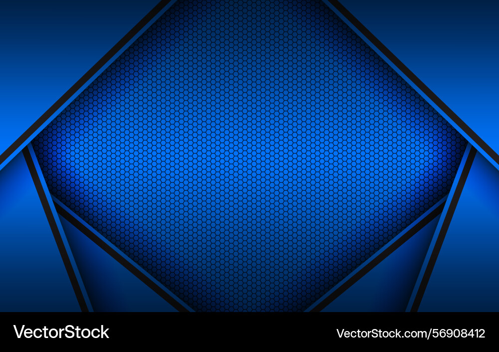 Blue abstract background with layers above each Blue abstract background with layers above each vector image