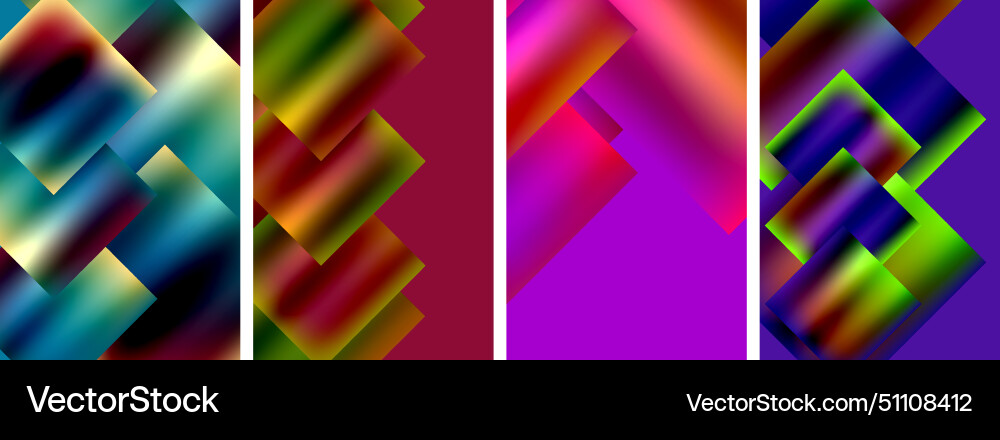 Colorfulness in rectangle and violet pattern Colorfulness in rectangle and violet pattern Vector Image