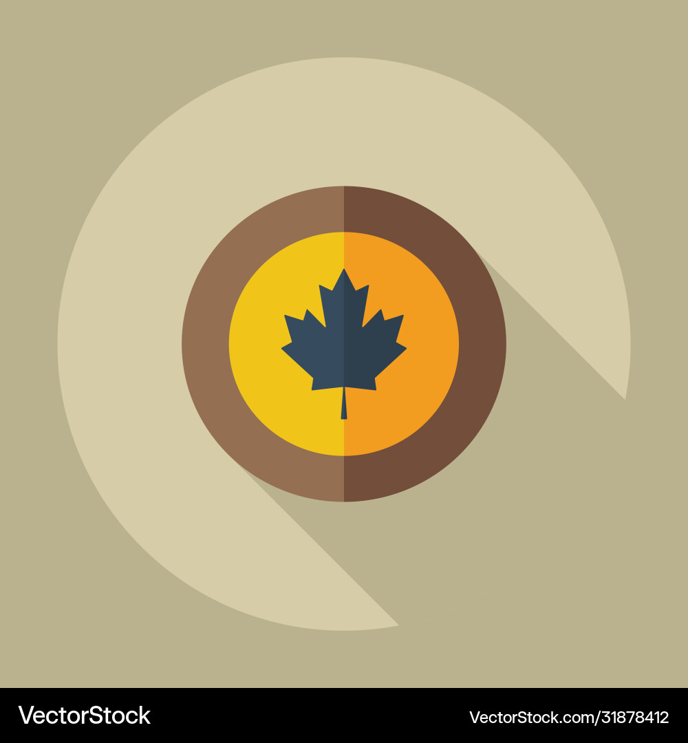 Flat modern design with shadow icons emblem Flat modern design with shadow icons emblem vector image