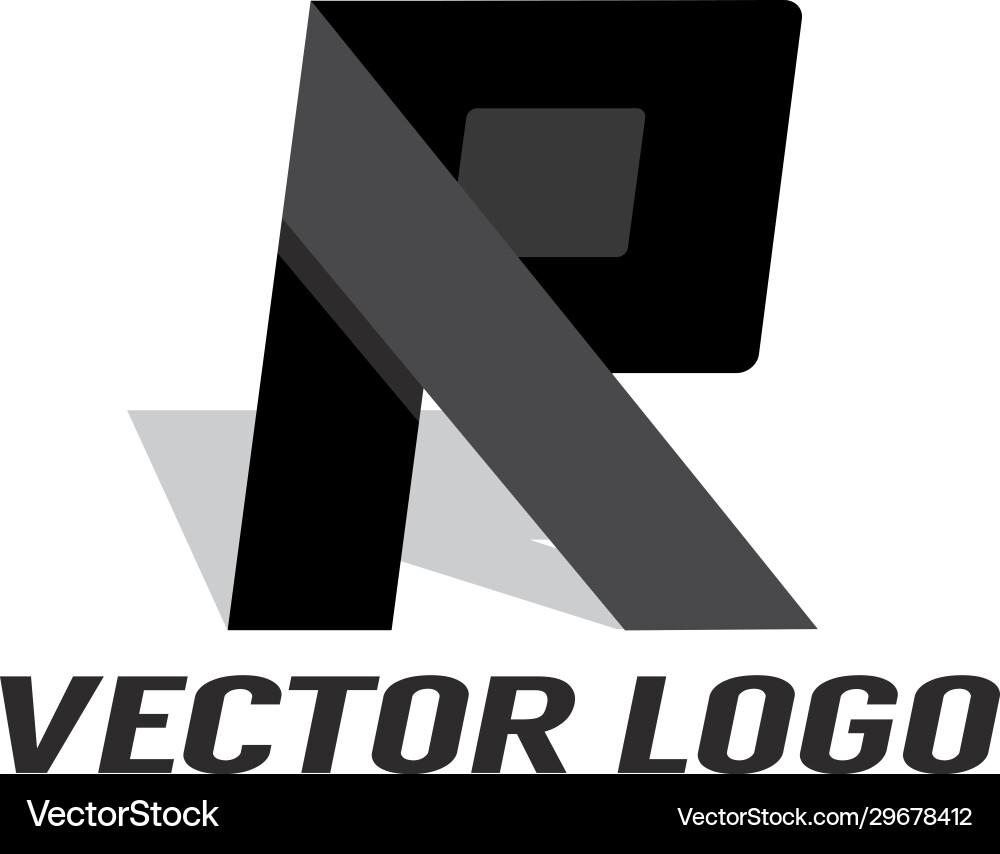 Letter r logo Letter r logo vector image