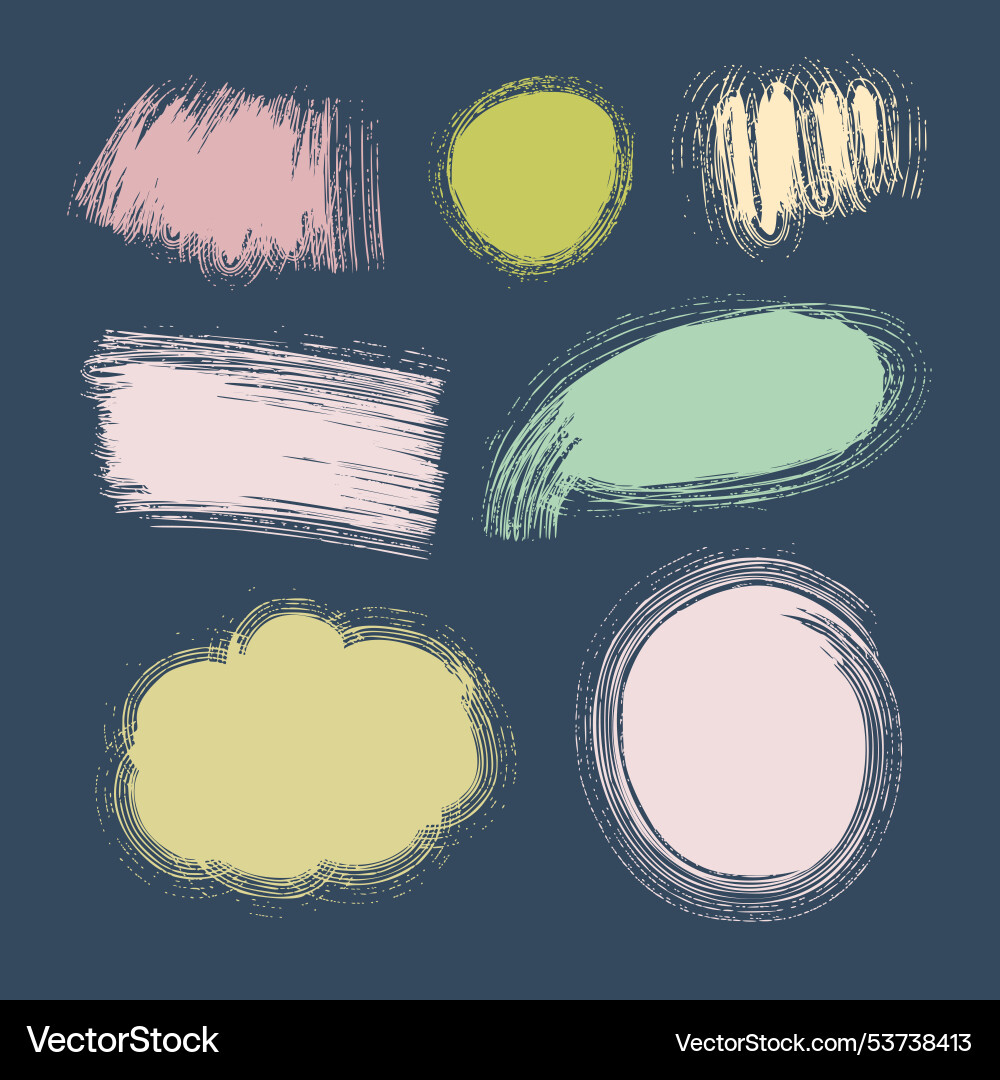 A set of elements for design backgrounds waiting Vector Image