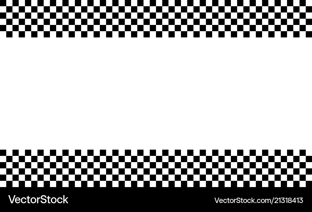 Classic Checkerboard Pattern vector image