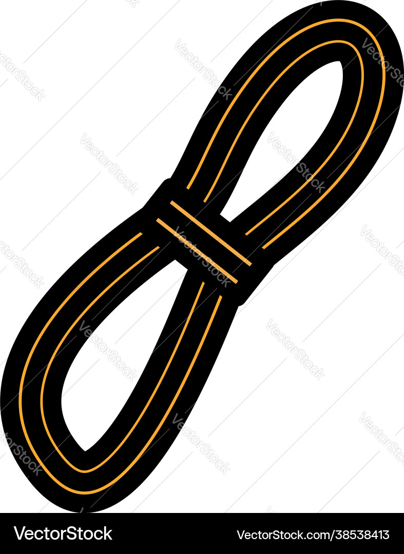 Climbing rope icon Royalty Free Vector Image - VectorStock