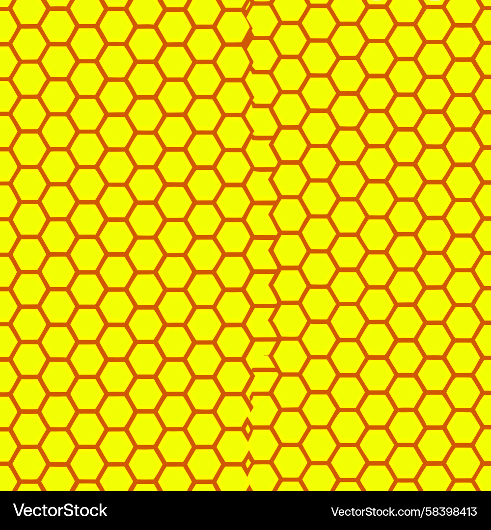 Intricate Hexagon Pattern Vector Image