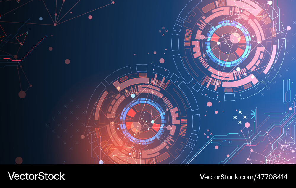 Abstract background with plexus effect scientific Abstract background with plexus effect scientific vector image