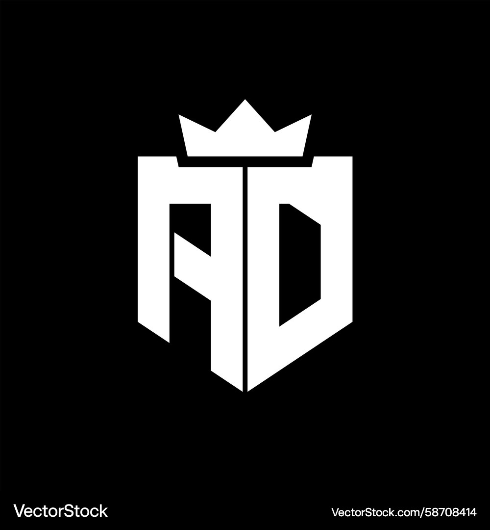 Ad image of a shield with sharp geometric style Ad image of a shield with sharp geometric style Vector Image