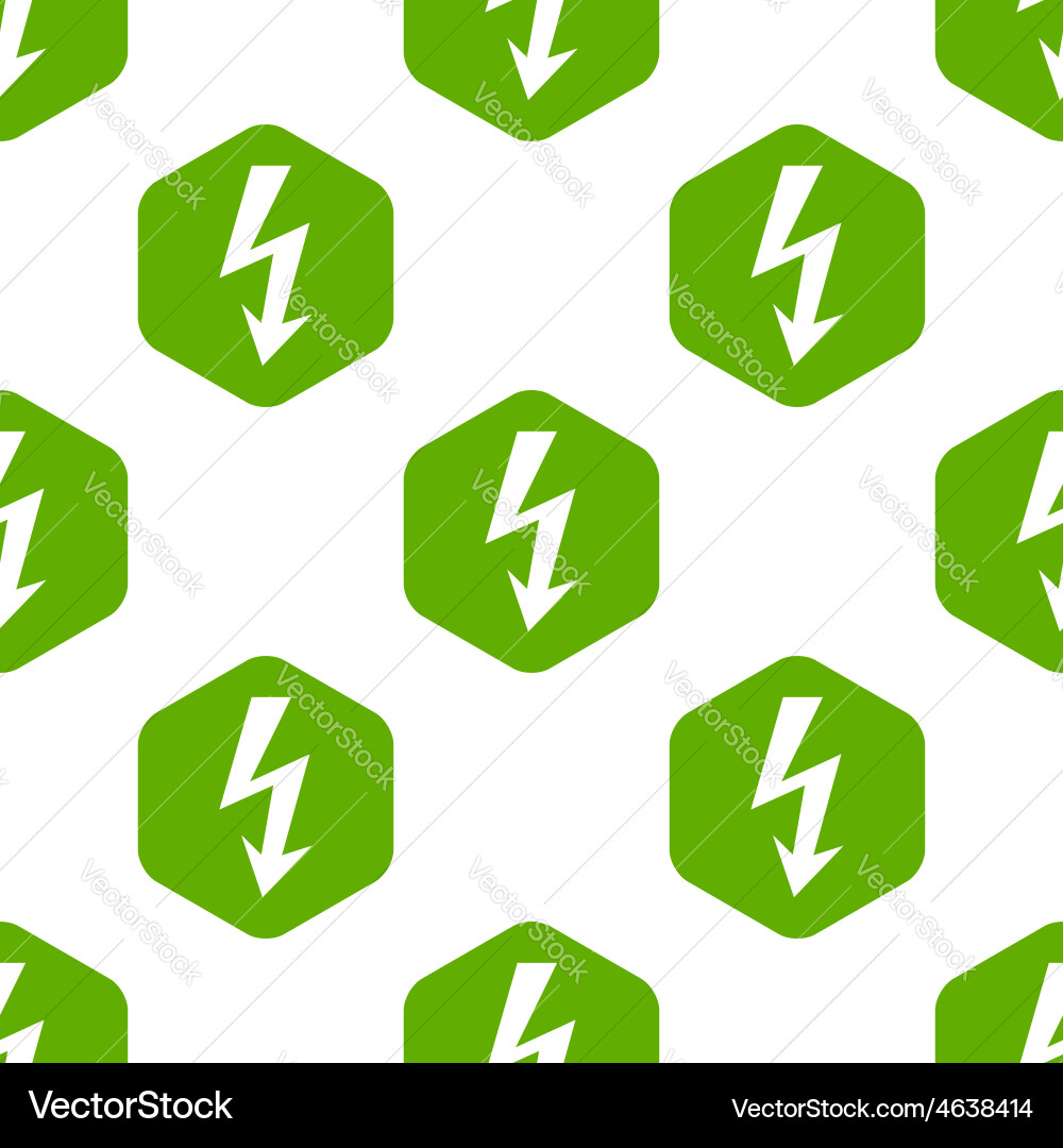 Lightning pattern vector image
