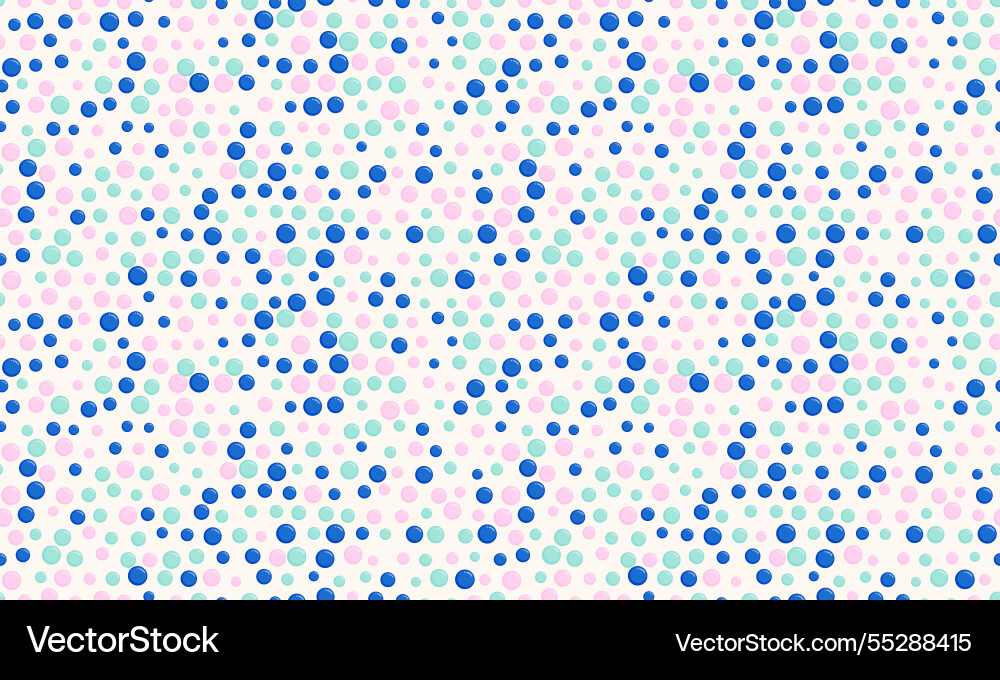 Seamless spotted pattern with abstract circles Vector Image