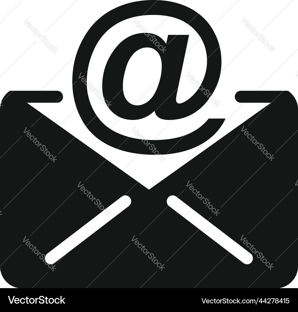 Send mail icon simple contact call Send mail icon simple contact call Vector Image