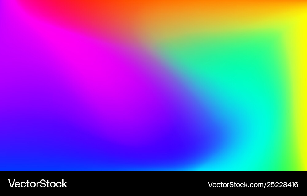 Abstract Colorful Gradient Background Vector Image