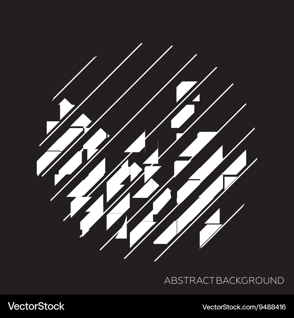 Geometric abstract design elements vector image