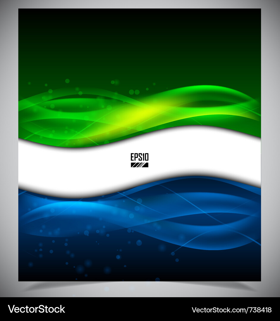 Abstract Glowing Gradient Background Vector Image